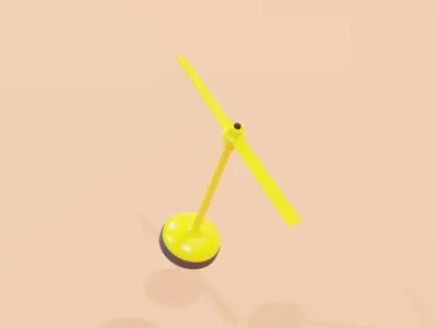 Doraemon Take Copter - Bamboo Copter - The Hopter 3D model