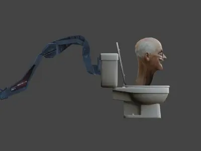 scientisttoilet 3D model
