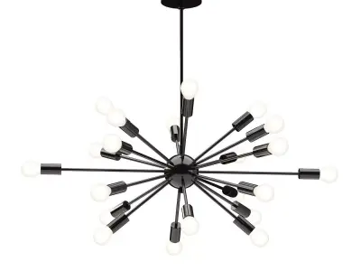 Sputnik chandelier 3D model purchase