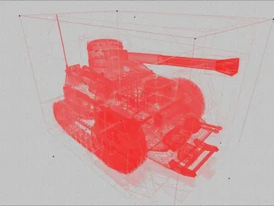Steampunk Tank Bryce 7 Model 3D model