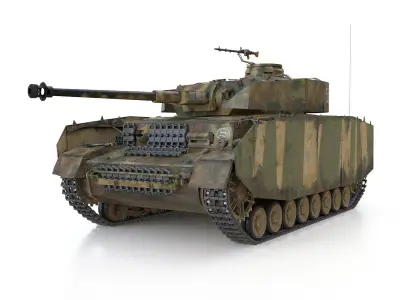 PzKpfw IV - Panzer 4 - Ausf H - 531 3D model