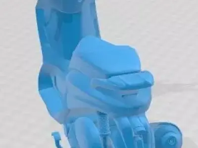Piaggio Beverly Tourer 300 2011 Printable Motorbike 3D print model
