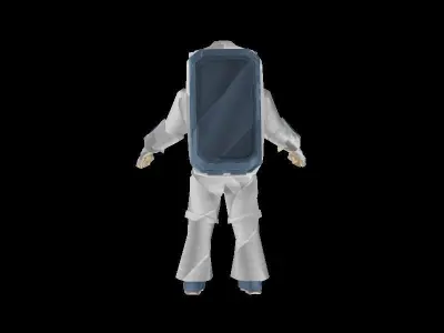 Space Man Low-poly 3D model purchase