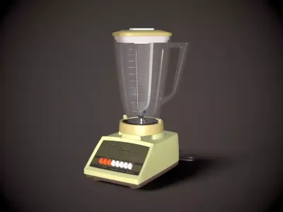 Vintage Blender Low-poly 3D model