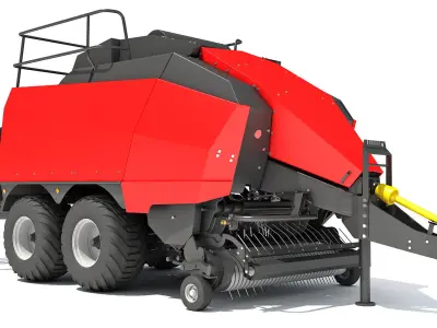 Large Square Baler 3D model purchase