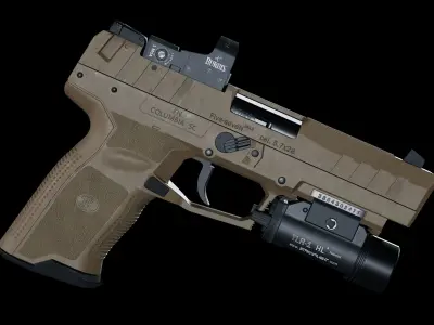 FN Five-Seven MK3 Low-poly 3D model