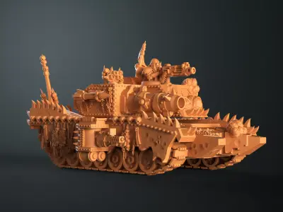 Traitor medium tank 3D print model