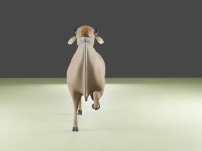 Indian cow 3d model 3D model