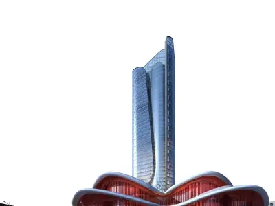 Office Building 3D model 10