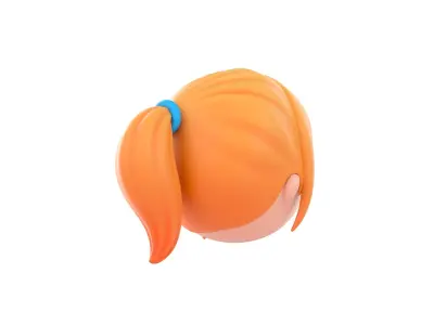 Prop294 Girl Head 3D model