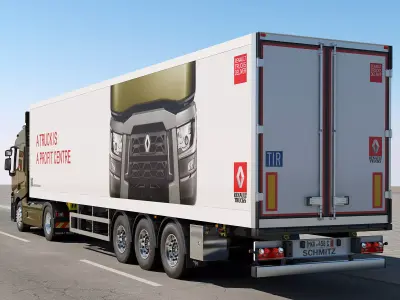 Renault T Range 4X2 3D model