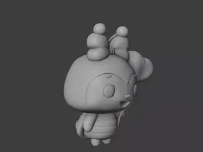 Valentine ladybug 01 3D print model