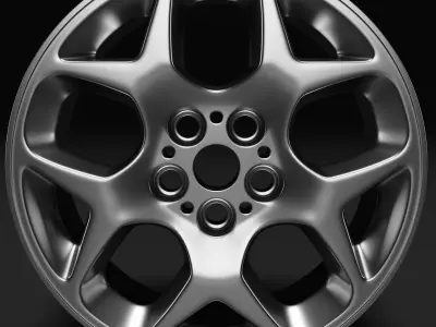 Car Rim 3D model by 3DModelingCorp