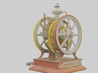 Cornhusker Model 1 Low-poly 3D model