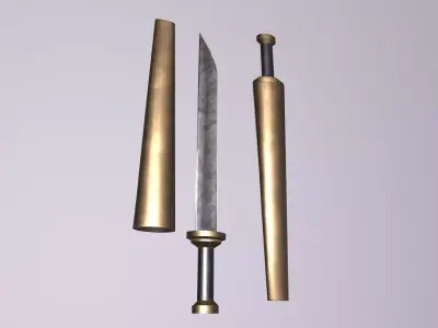 Sword Low-poly 3D model
