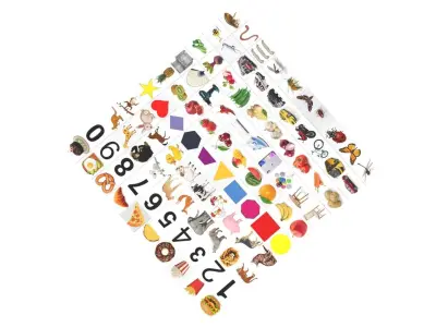 Lego Tiles Set 3D model