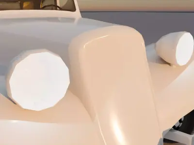 Vintage Classic Car 3D Model High Detail Vehicle 3D model