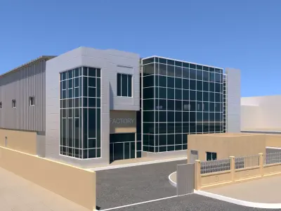 factory building -updated on 3-3-2021 3D model