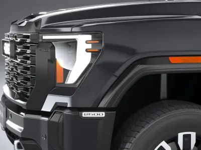 GMC Sierra Denali HD 2024 3D model purchase
