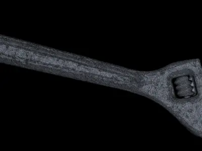 Wrench High Poly 3D model