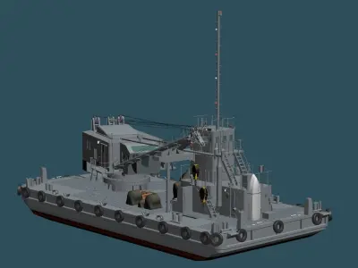 JMSDF 4support ship set 3D model