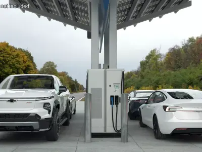 Chevrolet Tesla Xiaomi Lucid Cars EVgo Electric Charging Station 3D model