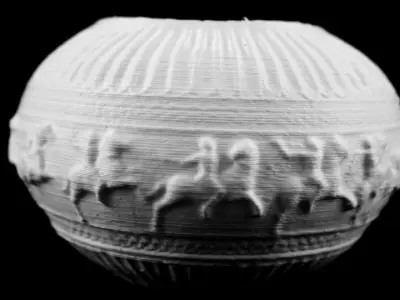 Antique Vase Le Louvre 3D model