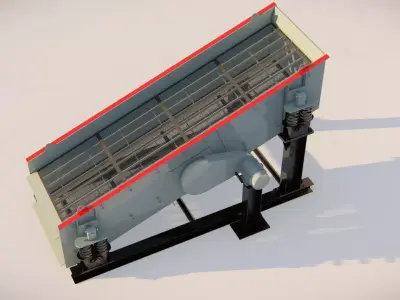 vibrating screen 3D Model 3D model