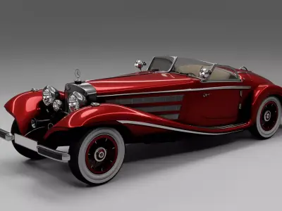 Mercedes 540K 3D model