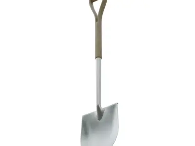 Garden Shovel Low-poly 3D model