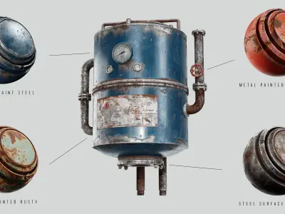 Metal Damaged Smart Materials Vol 01 Texture