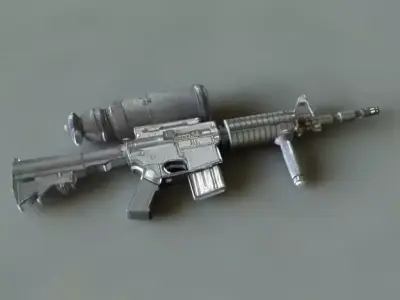 m4 gun 3D model buy