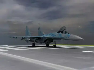 Su-27 Flanker 3D model