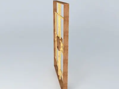 Mobile partition 3D model