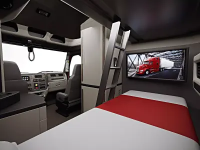 2021 Peterbilt 579 3D model