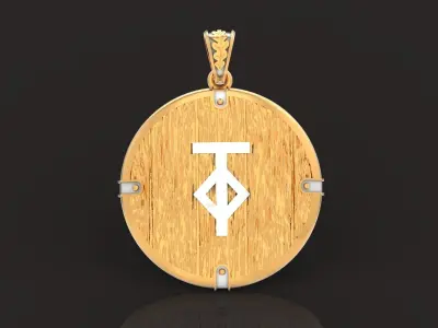  Slavic Amulet rune God Kryshen in Svarog Circle 1223 3D print model