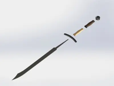 WG 7002 - Cleaver Low-poly 3D model