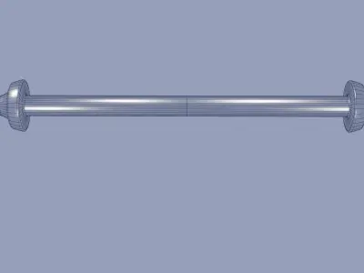 Rouleau de parchemin - parchment roll Free 3D model