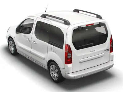 Peugeot Partner Tepee 2017 3D model