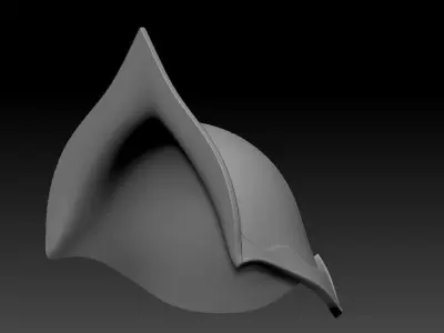 High-poly model Shoulder armor 3D model