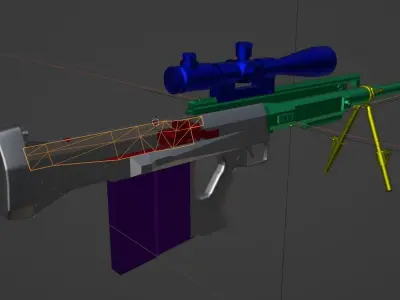 GM6 Lynx Low-poly 3D model