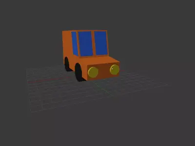 Delivery Van 3D model buy