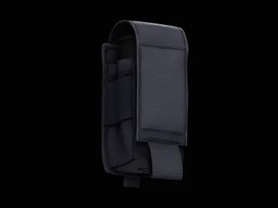 40mm pouch Low-poly 3D model