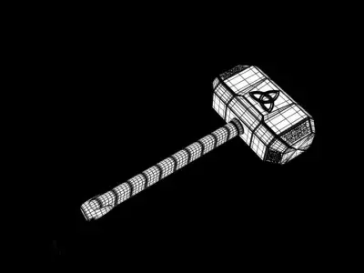 3d model thor hammer 3D model