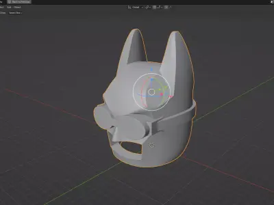 Custom3Dprint Minifigure Accessory - Batman Headgear V1 3D print model