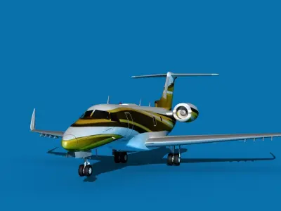 Embraer Praetor 500 V07 3D model