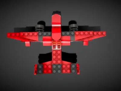 Lego Plane 3D model