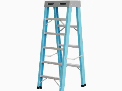 Ladder 04 Low-poly 3D model