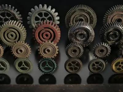 cogwheel 3D model purchase