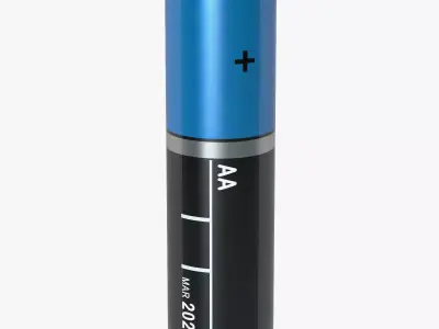 AA Battery 3D model